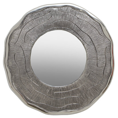Linoncott Small Oak Effect Silver Wall Mirror