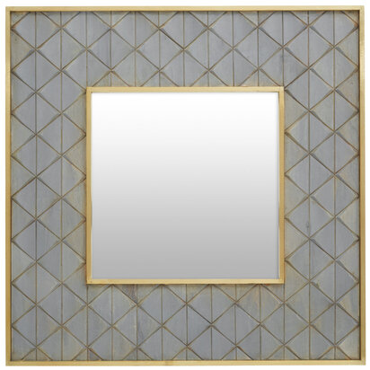 Rosinstead Mango Wood Square Wall Mirror