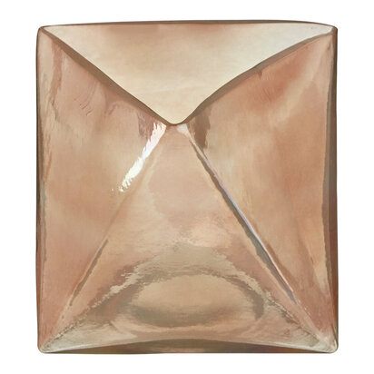 Rambia Small Pink Glass Candle Holder