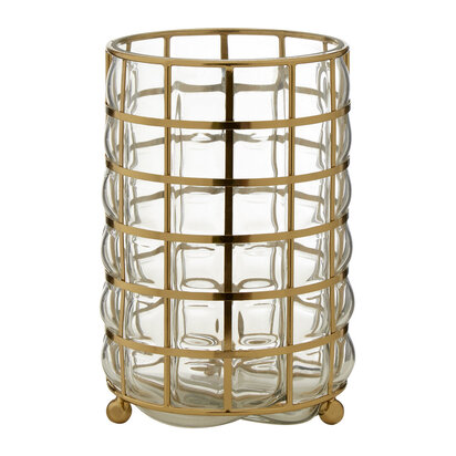 Martina Medium Blown Glass Hurricane Lamp