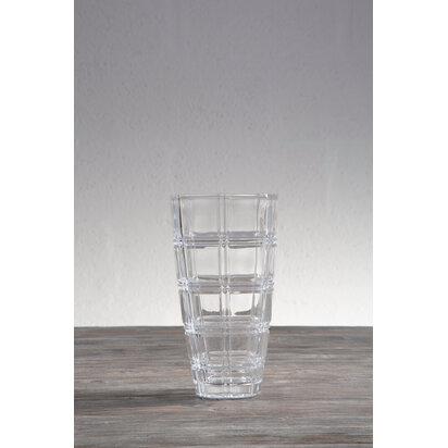 Savita Vase with Grid Pattern