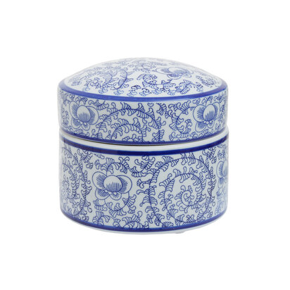 Calix Large Ceramic Trinket Box
