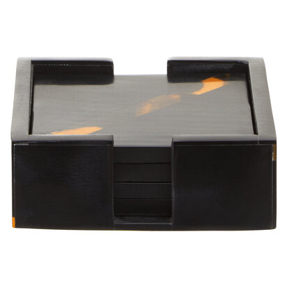 Roma Set Of Four Tortoise Shell Coasters
