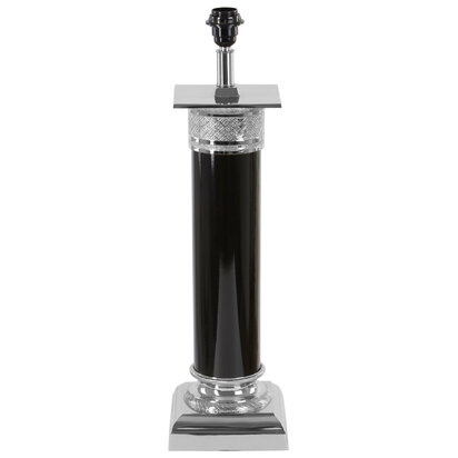 Camron Black and Silver Table Lamp