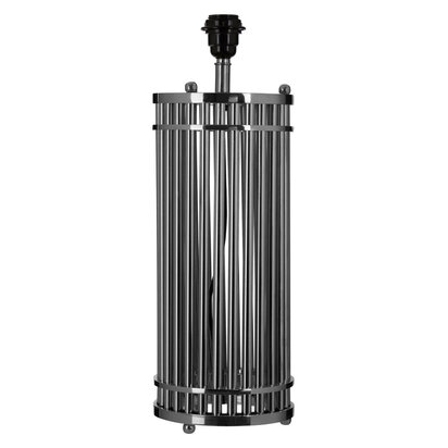 Calvin Silver Finish Cylindrical Table Lamp