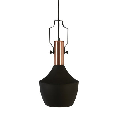 Argo Medium Pendant Light in Black and Copper