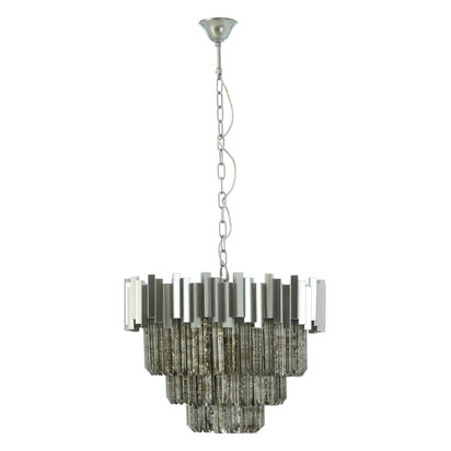 Lustra Small Nickel Painted Chandelier