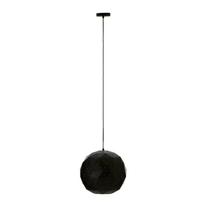 Mateo Small Black and Copper Pendant Light