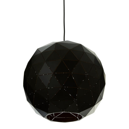 Mateo Small Black and Copper Pendant Light