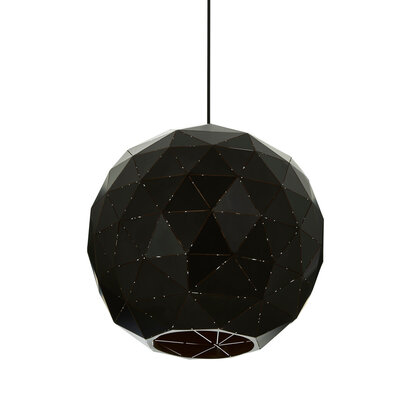 Mateo Medium Black and Copper Pendant Light