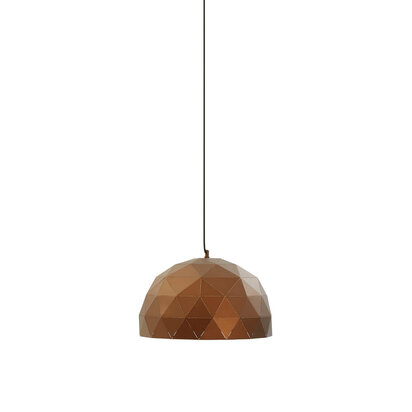 Mateo Medium Coffee Dome Pendant Light
