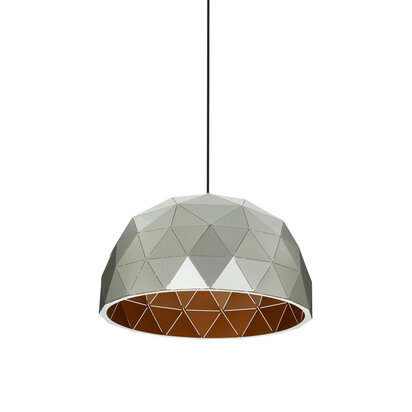 Mateo Medium Silver Dome Pendant Light