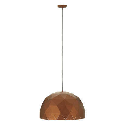Wesoelle Large Coffee Dome Pendant Light