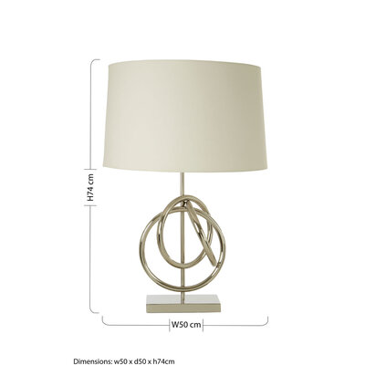 Skye Table Lamp with Banded Base