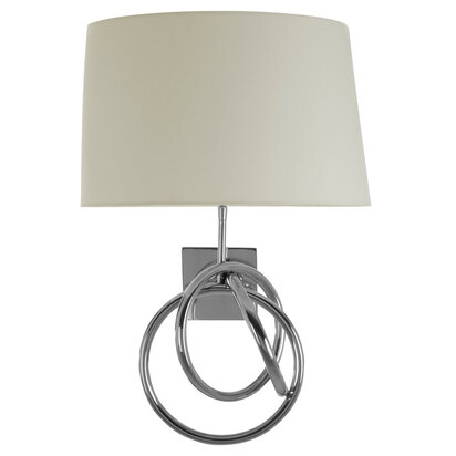 Skye Wall Lamp with Interlinked Circles Base