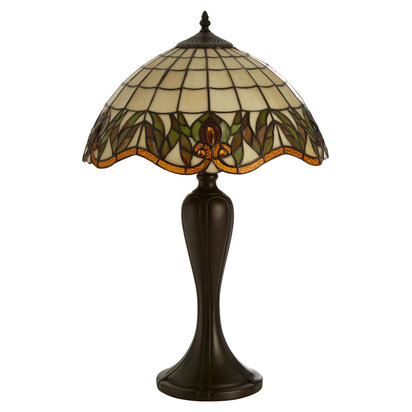Unarford Tiffany Umbrella Shade Table Lamp