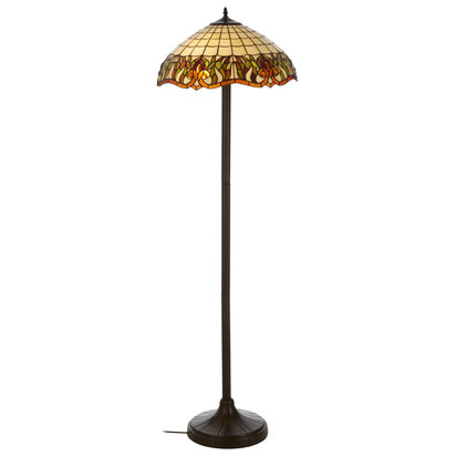 Wisteria Tiffany Umbrella Shade Floor Lamp