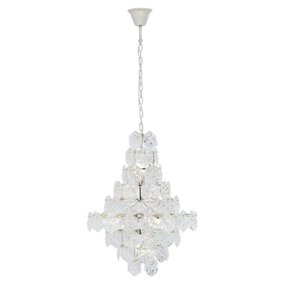 Eluvale Tiered Glass Chandelier