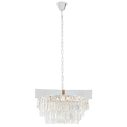 Babylon Six Bulb Chrome Chandelier