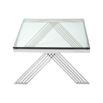 Monisford Clear Glass Coffee Table