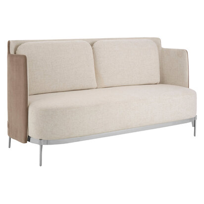 Piermount Ivory and Mink 2 Seater Sofa
