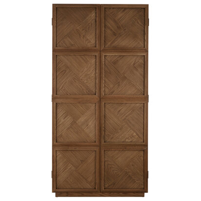 Salvar Natural Oak Wood Tall Cabinet