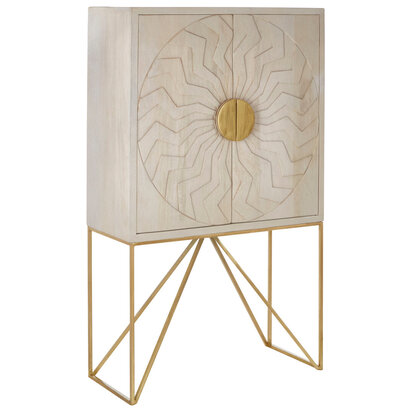 Sadras White Wash Mango Wood Cabinet