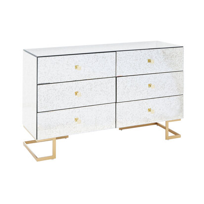 Kesena Mirrored Chest of Drawers