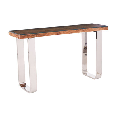 Kerala Natural U Shaped Base Console Table
