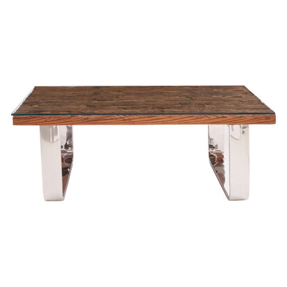 Kerala Natural U Shaped Base Coffee Table