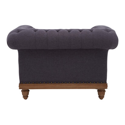 Calonton Chesterfield Graphite Grey Chair
