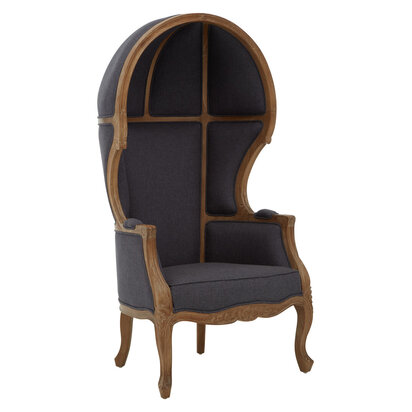 Cabra Graphite Grey Dome Chair