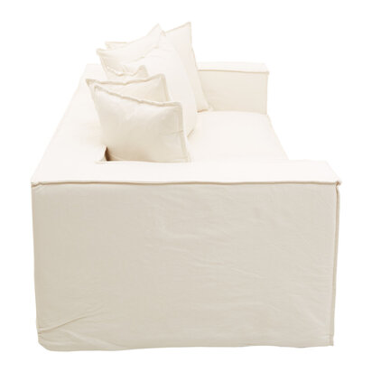 Unaorbrok 3 Seat Cream Sofa
