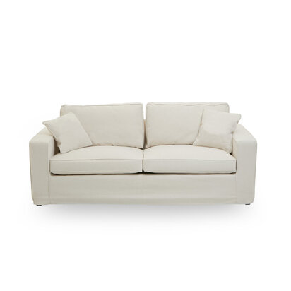 Valensole 3 Seat Cream Fabric Sofa