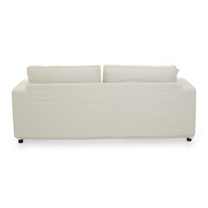Vereycott 3 Seat Cream Fabric Sofa
