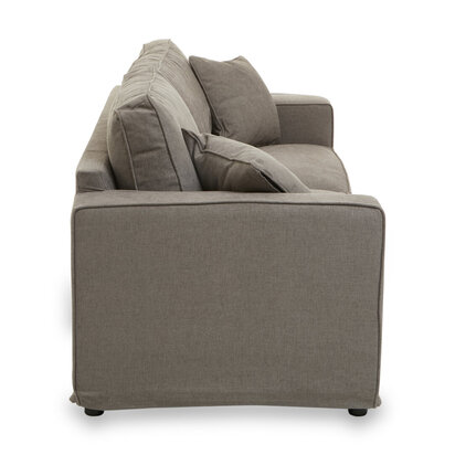 Vereycott 3 Seat Grey Fabric Sofa