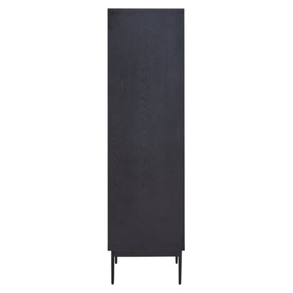 Grermere Black Finish Carved Cabinet