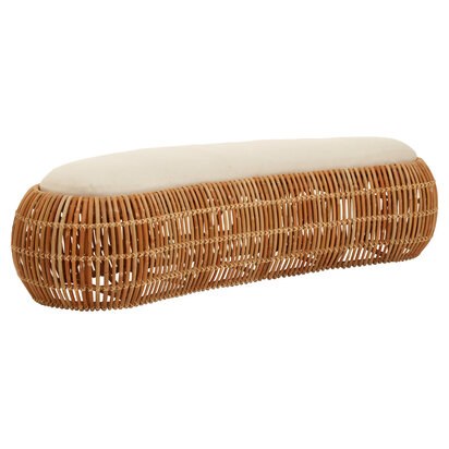 Manado Natural Rattan Bench