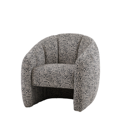 Cotsmore Tub Chair Tula Monochrome