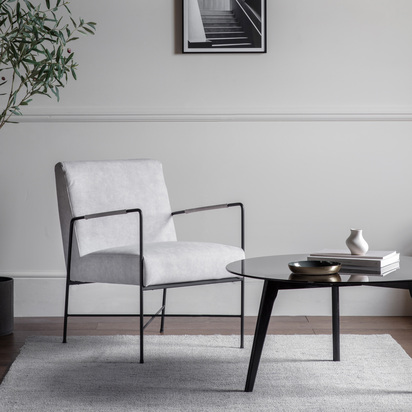 CantHayes Armchair White
