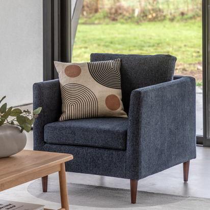 Burbury Armchair Charcoal 770x840x840mm