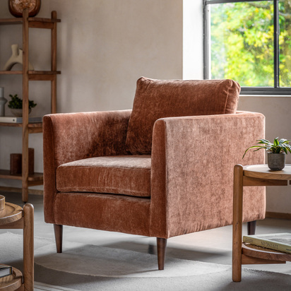 Gateford Armchair Rust 770x840x840mm