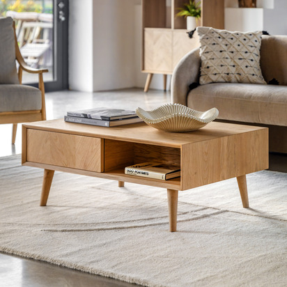 Fairshire 2 Drawer Coffee Table 1000x650x398mm