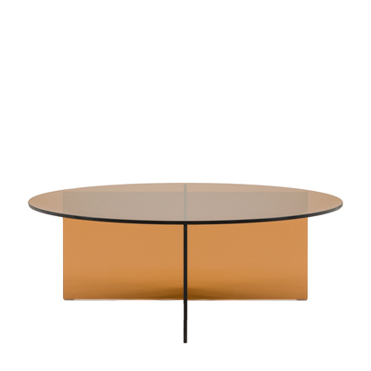 Hadwick Glass Coffee Table Bronze