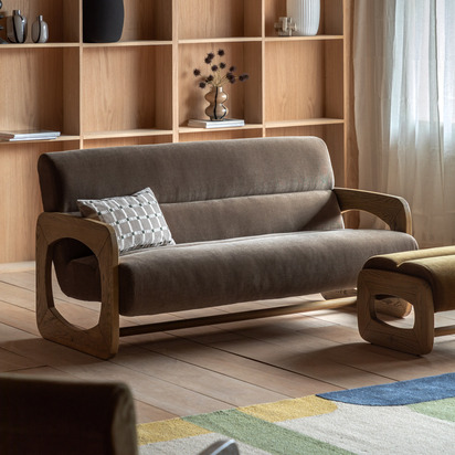 Elmcroft Footstool Verona Sepia