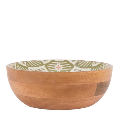 Brindle Wooden Salad Bowl