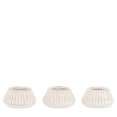 Studio Fleck Dotted Tealight Holder Set of 3