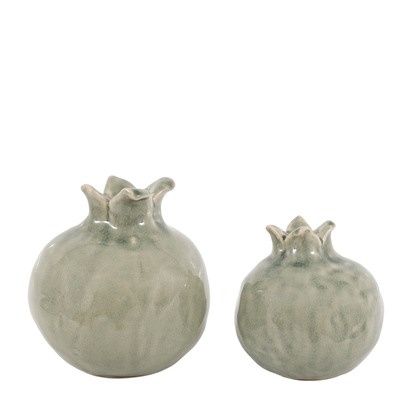 Eversley Sculpture Fennel Green Set of 2