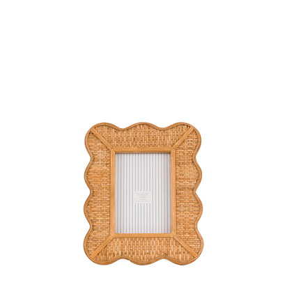 Larkford Rattan Photo Frame 7x5in  - 7X5"
