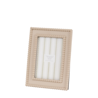 Elmdale Beaded Photo Frame 6x4in Mocha  - 6X4"